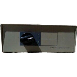 Data Transfer Switch + 3 Serial Port Adapters Vintage Computer Switch